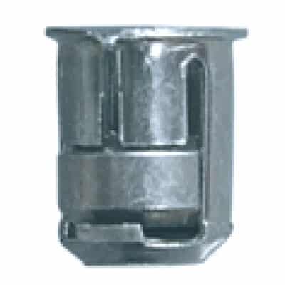 Hólkur - 6 mm. skrúfa - 10 mm. gat - 20 stk.