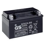 GS rafgeymir 12V 6Ah 100EN V+