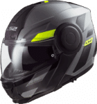 LS2 Scope Max hjálmur svartur/gulur