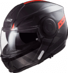 LS2 Scope Max hjálmur svartur/rauður