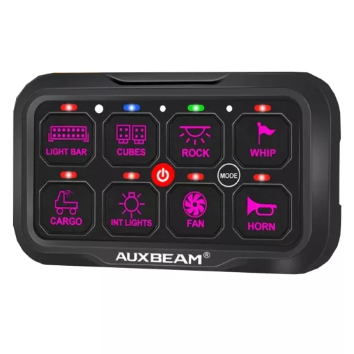 Auxbeam rofaborð 8 rofa Bluetooth