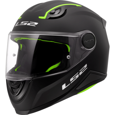 LS2 FF812 hjálmur barna mattsvartur